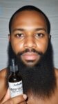 Hair and beard growth oil for men with thin hair and patchy beard